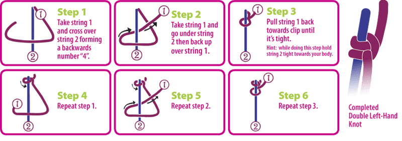 Left-Hand Double Knot Tutorial