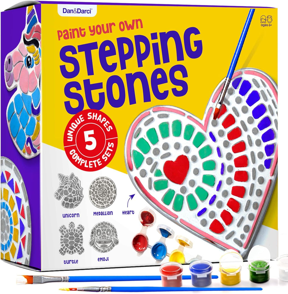 Dan&Darci Stepping Stone Painting Kit by Surreal Brands