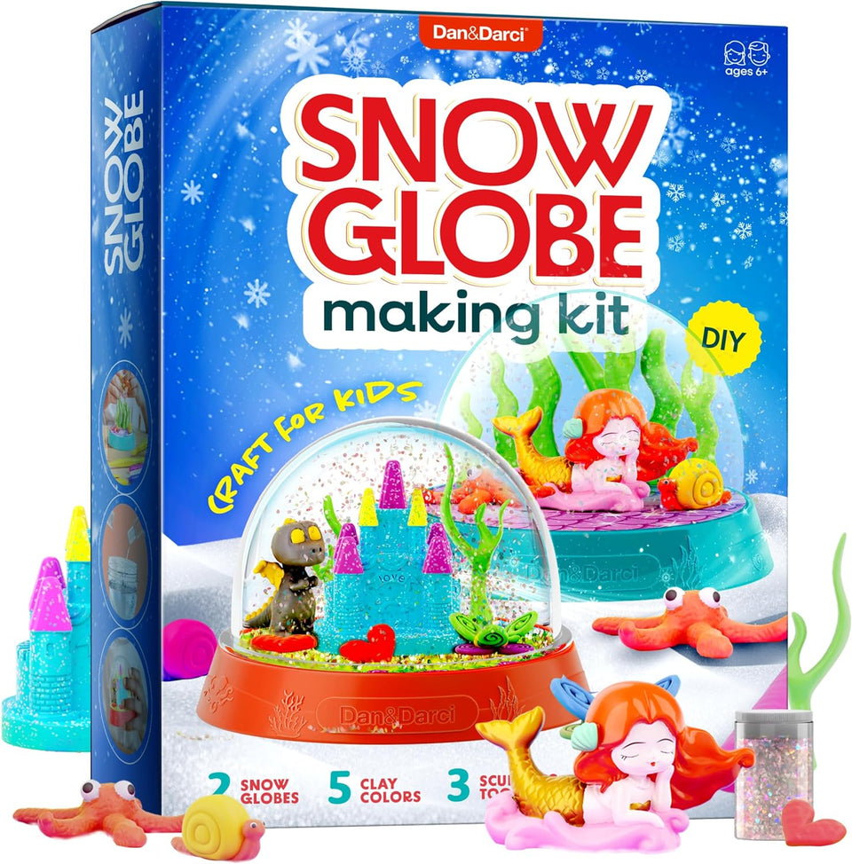 Dan&Darci Snow Globe Making Kit for Kids by Surreal Brands