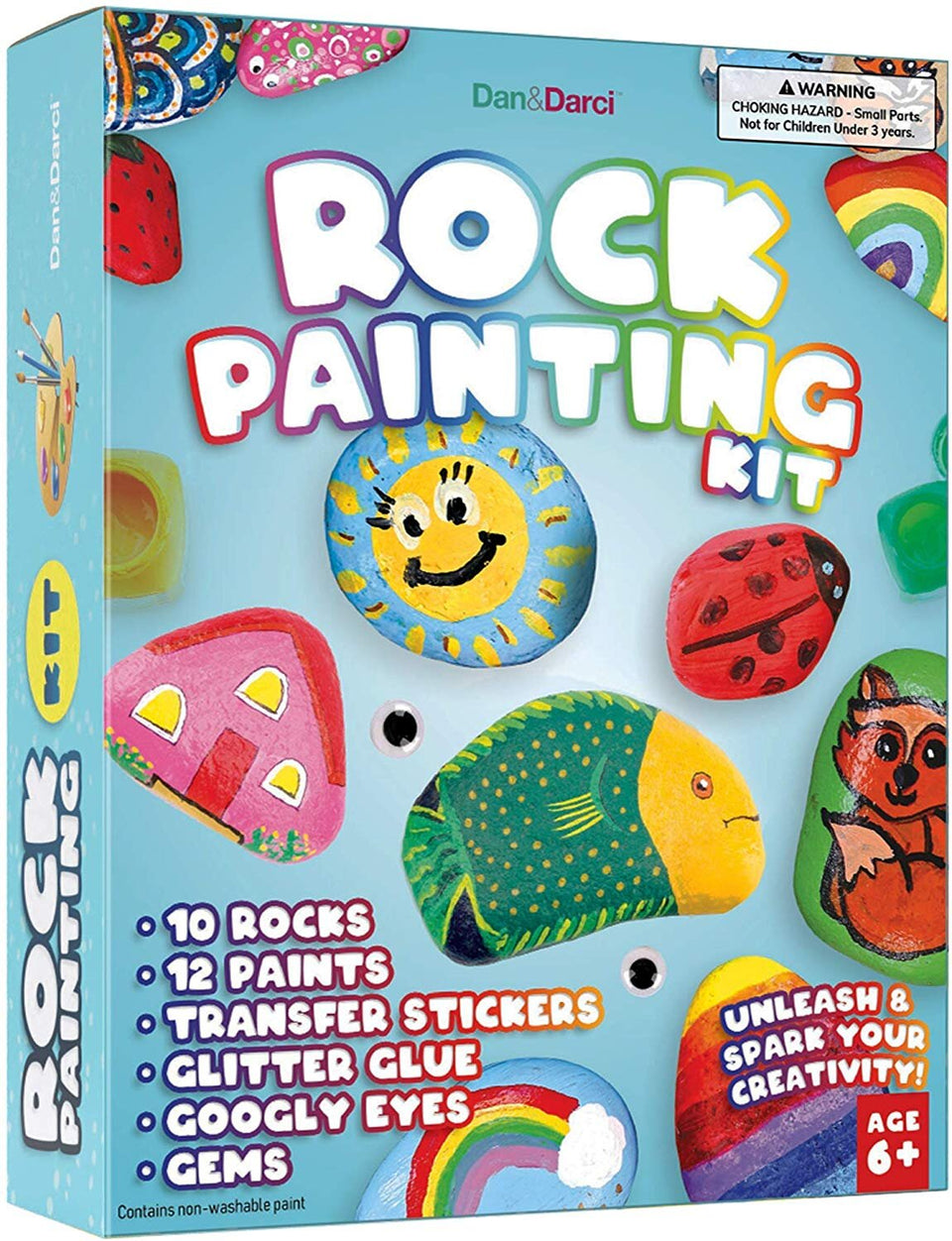 Rock Painting Kit for Kids by Surreal Brands