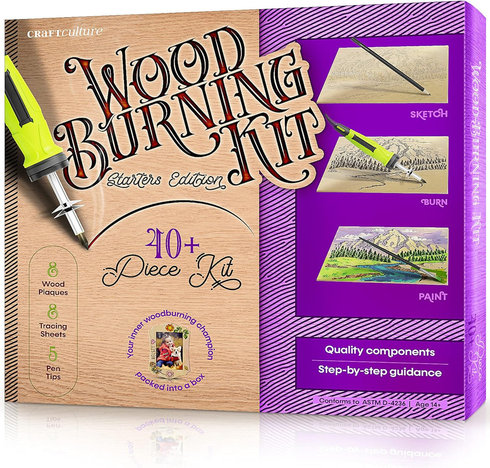 Wood Burning Kit for Kids by Surreal Brands