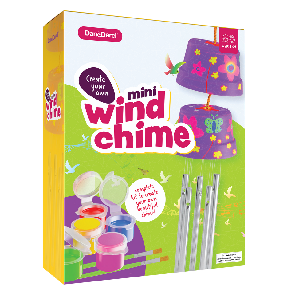 Create & Paint a Mini Wind Chime Making Kit by Surreal Brands
