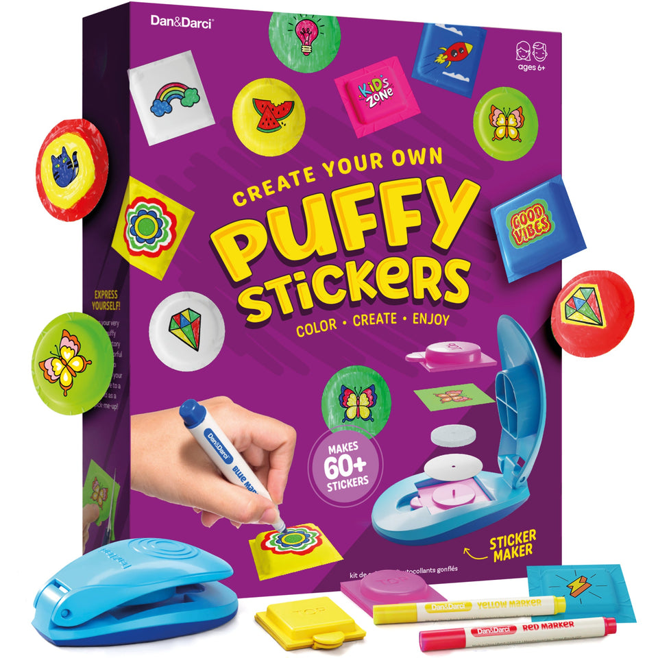 Dan&Darci DIY Puffy Sticker Workshop Kit by Surreal Brands