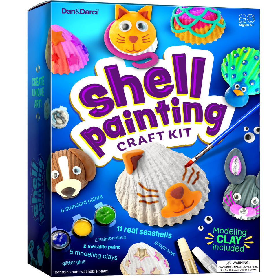 Kids Sea Shell Painting Kit by Surreal Brands
