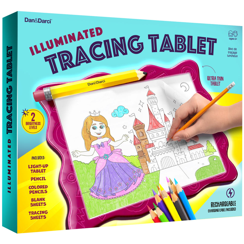 Dan&Darci Light Up Tracing Pad for Kids by Surreal Brands