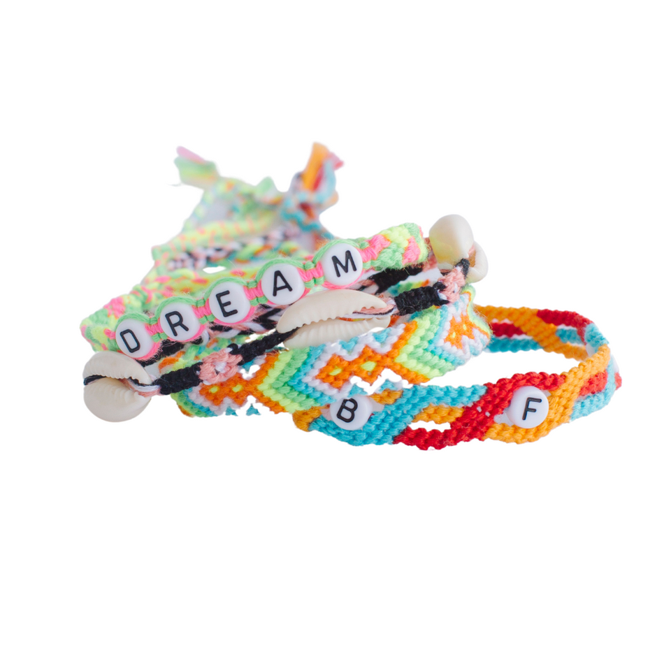 Choose Friendship, My Friendship Bracelet Maker Ultimate Expansion Pack, 120 Pre-cut Threads and 225 Beads, Makes 24-48 Bracelets