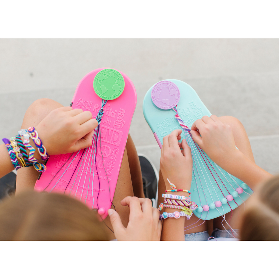 Choose Friendship, My Friendship Bracelet Maker®, 20 Pre-cut Threads - Makes Up to 8 Bracelets