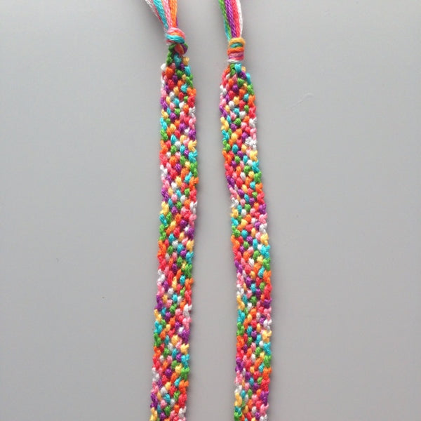 Chain Letter Friendship Bracelet 7 / Funfetti