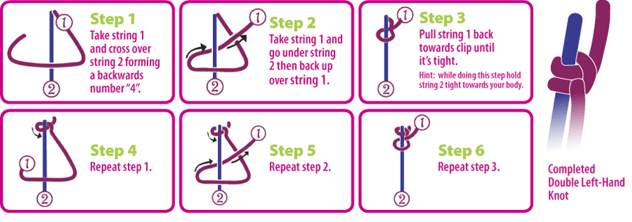 Left-Hand Double Knot Tutorial