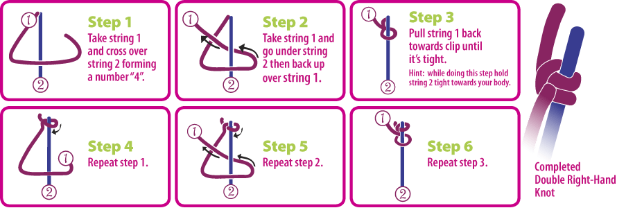 Right-Hand Double Knot Tutorial