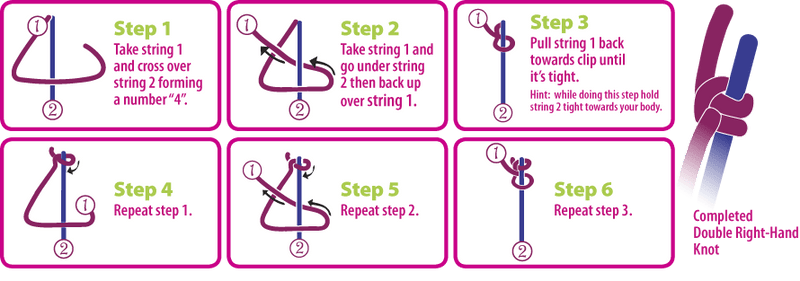Right-Hand Double Knot Tutorial