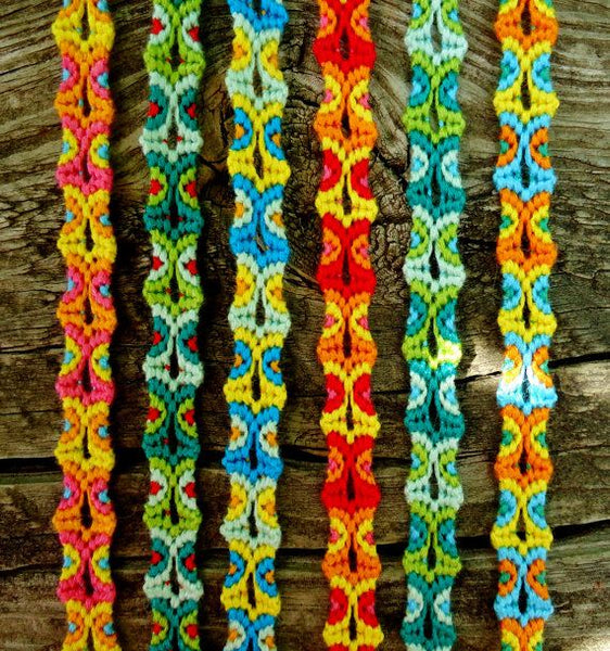 My Friendship Bracelet Maker - Arrows pattern instructions 