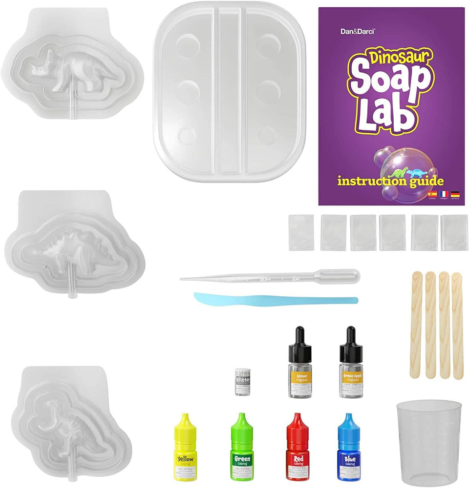 Dino Soap Making Kit for Kids by Surreal Brands