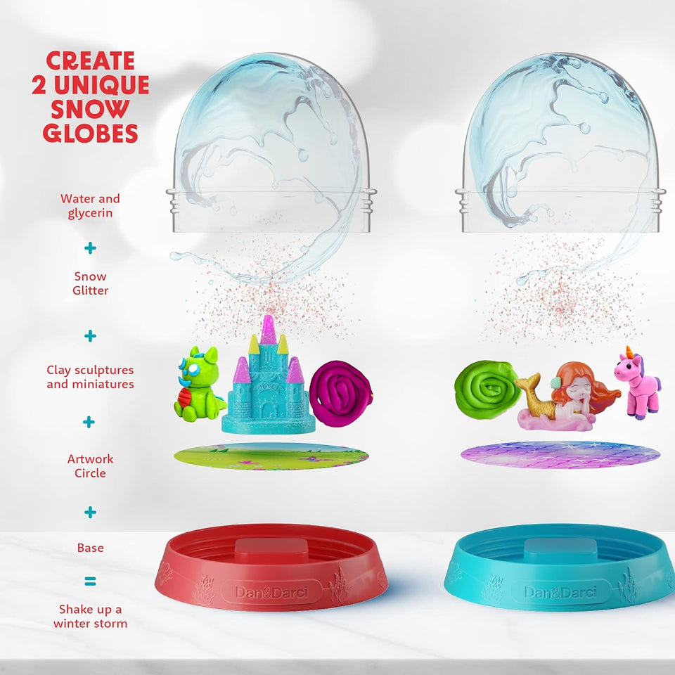 Dan&Darci Snow Globe Making Kit for Kids by Surreal Brands