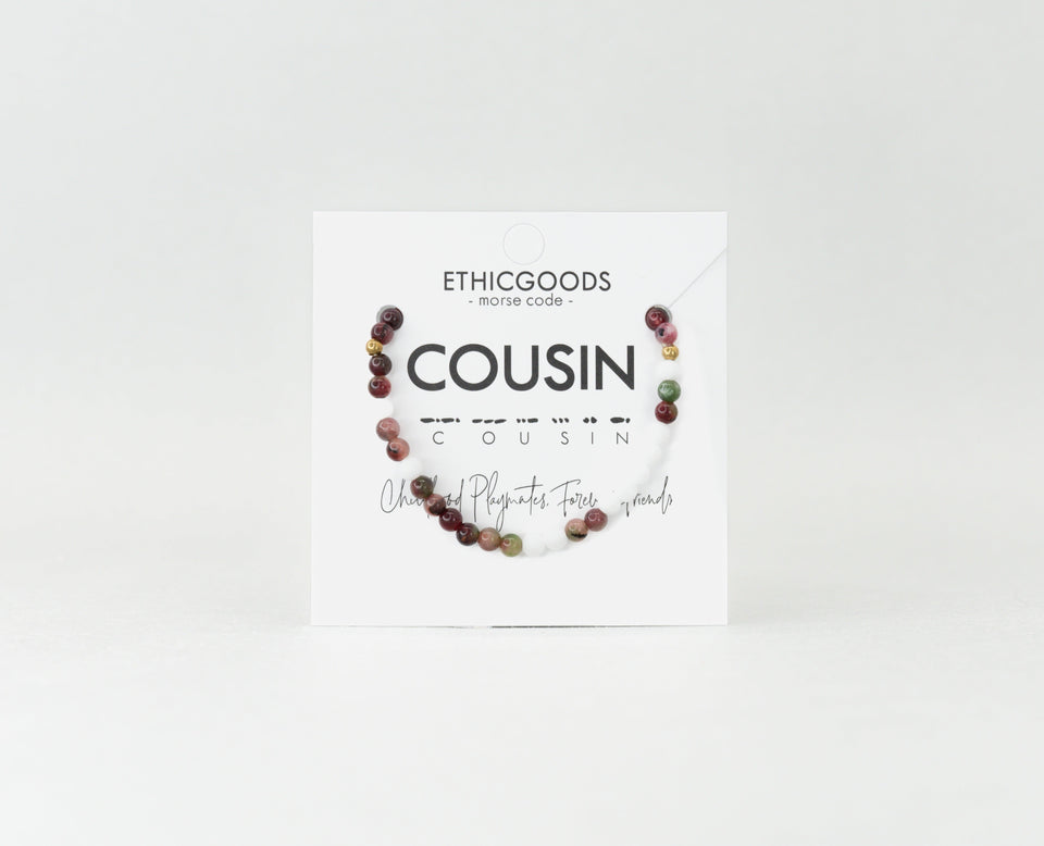 Morse Code Bracelet | COUSIN by ETHICGOODS