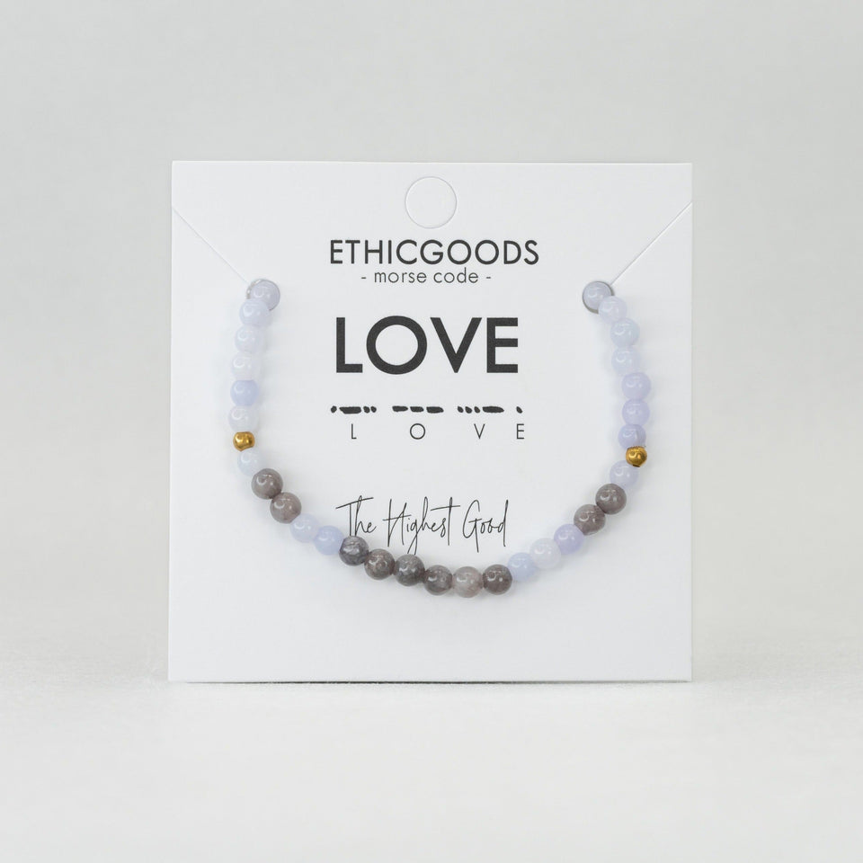 Morse Code Bracelet | LOVE by ETHICGOODS