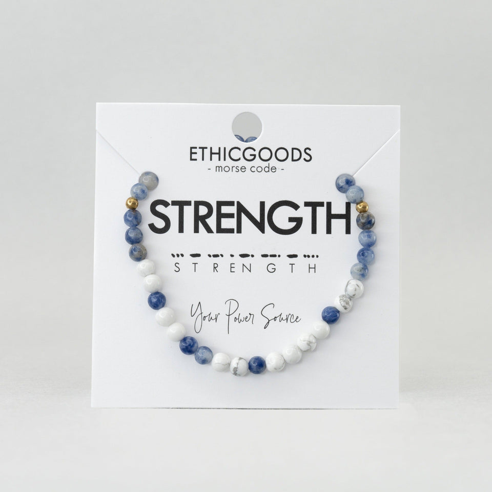 Morse Code Bracelet | STRENGTH by ETHICGOODS