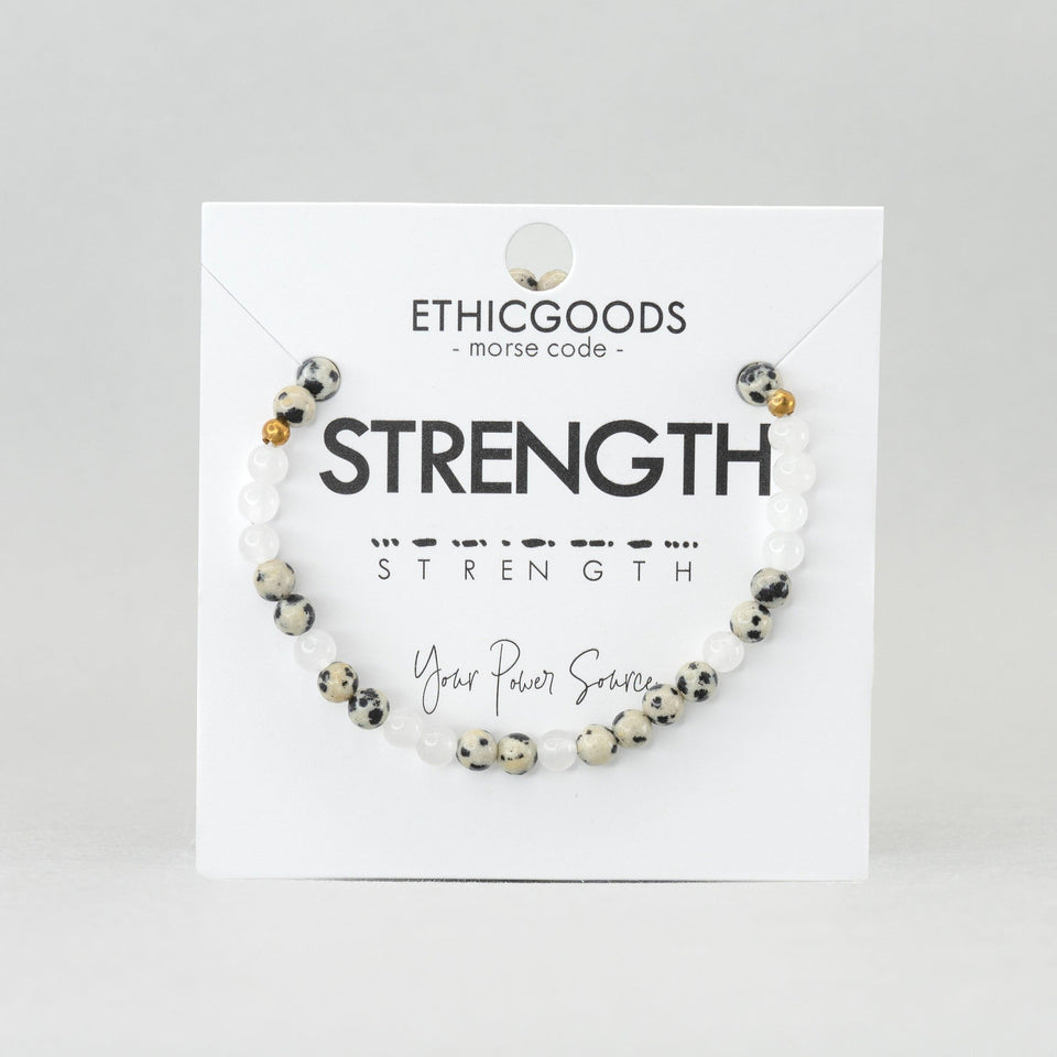 Morse Code Bracelet | STRENGTH by ETHICGOODS