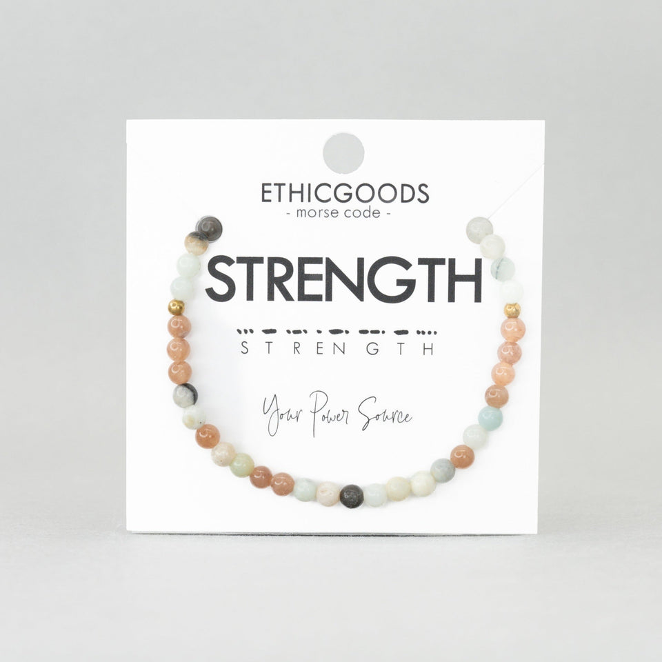 Morse Code Bracelet | STRENGTH by ETHICGOODS