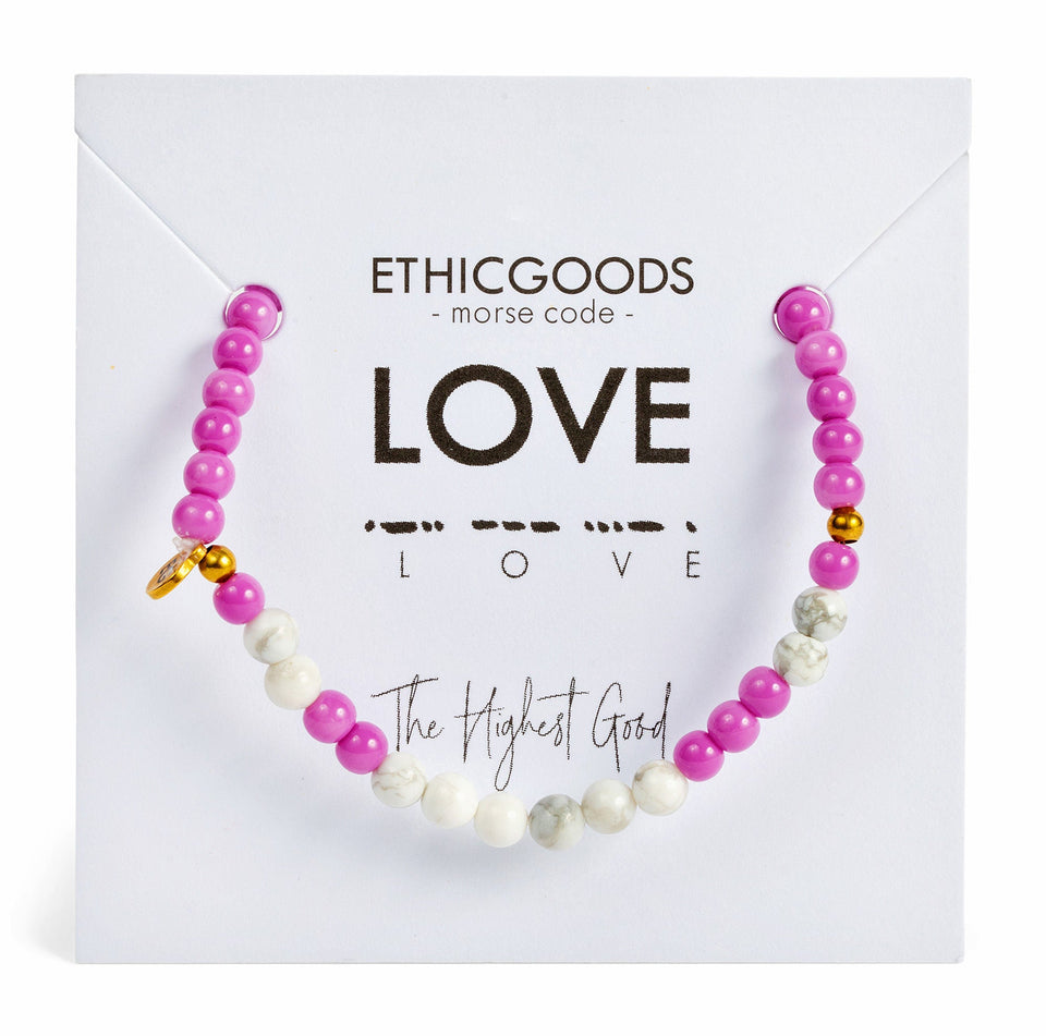 Morse Code Bracelet | LOVE by ETHICGOODS