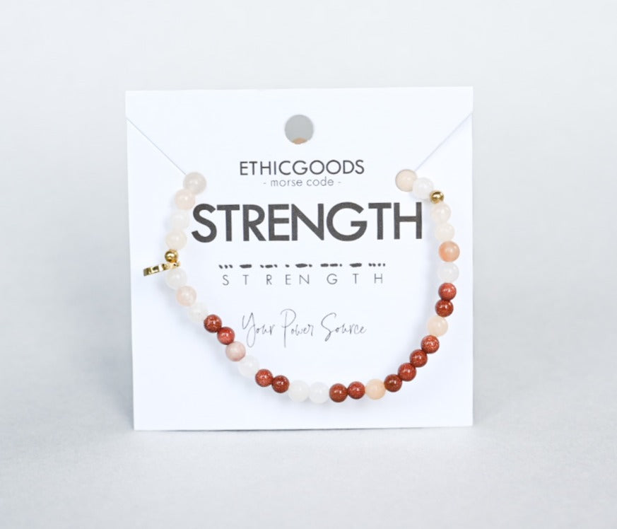 Morse Code Bracelet | STRENGTH by ETHICGOODS