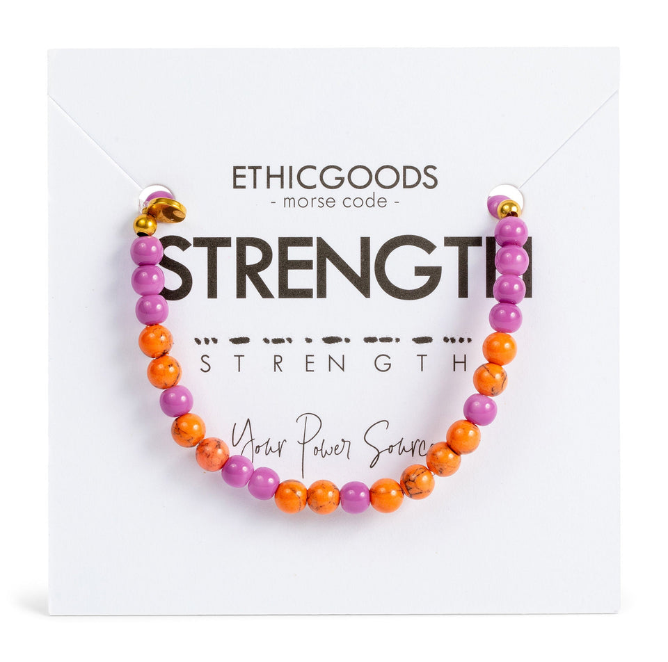 Morse Code Bracelet | STRENGTH by ETHICGOODS