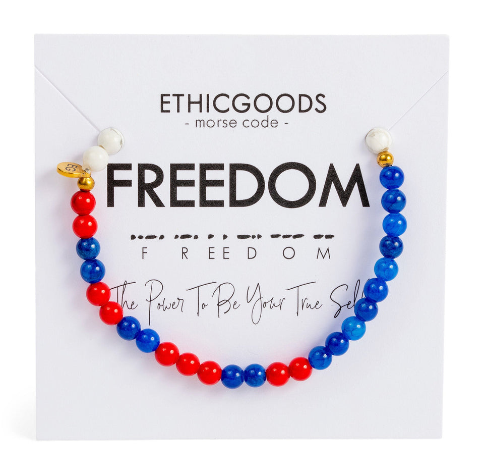 Morse Code Bracelet | FREEDOM by ETHICGOODS