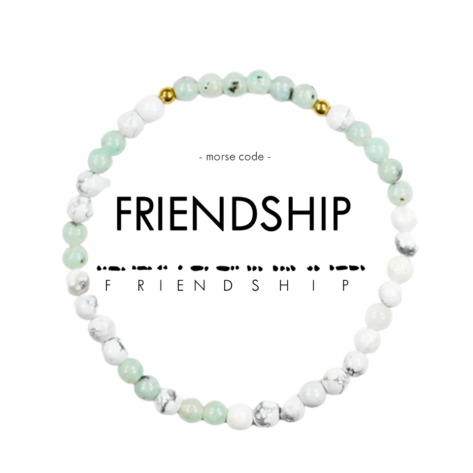 Morse Code Bracelet Extended Size | FRIENDSHIP by ETHICGOODS