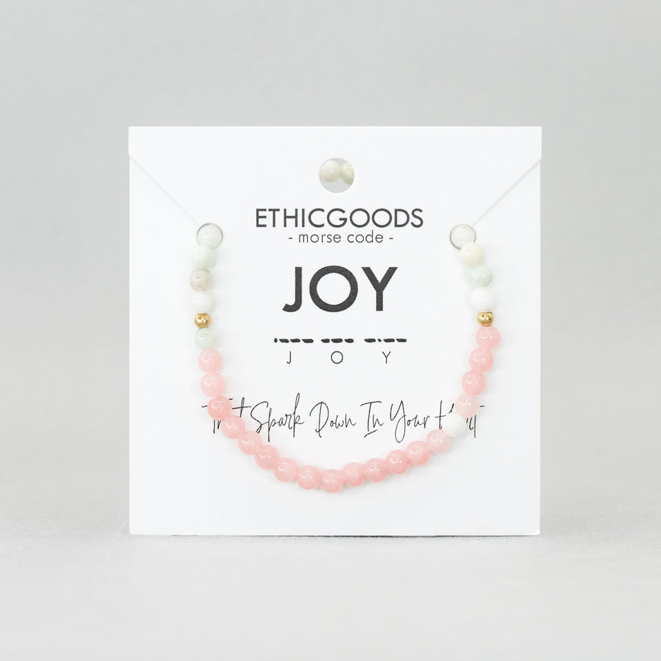 Morse Code Bracelet | JOY by ETHICGOODS