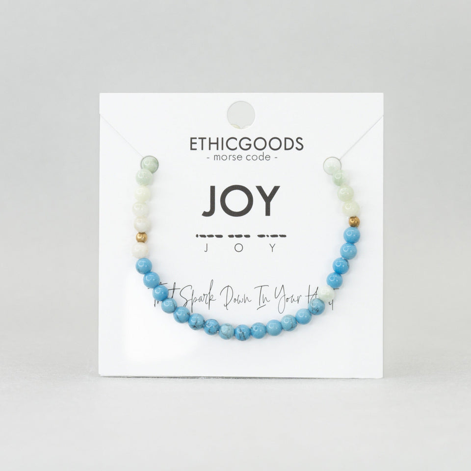 Morse Code Bracelet | JOY by ETHICGOODS