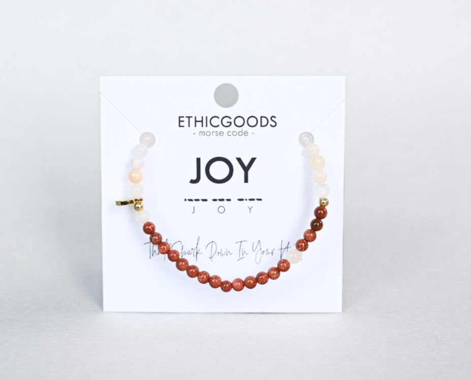 Morse Code Bracelet | JOY by ETHICGOODS