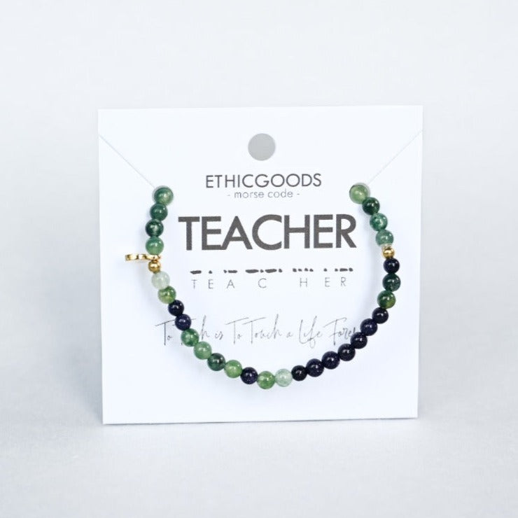 Morse Code Bracelet | TEACHER by ETHICGOODS