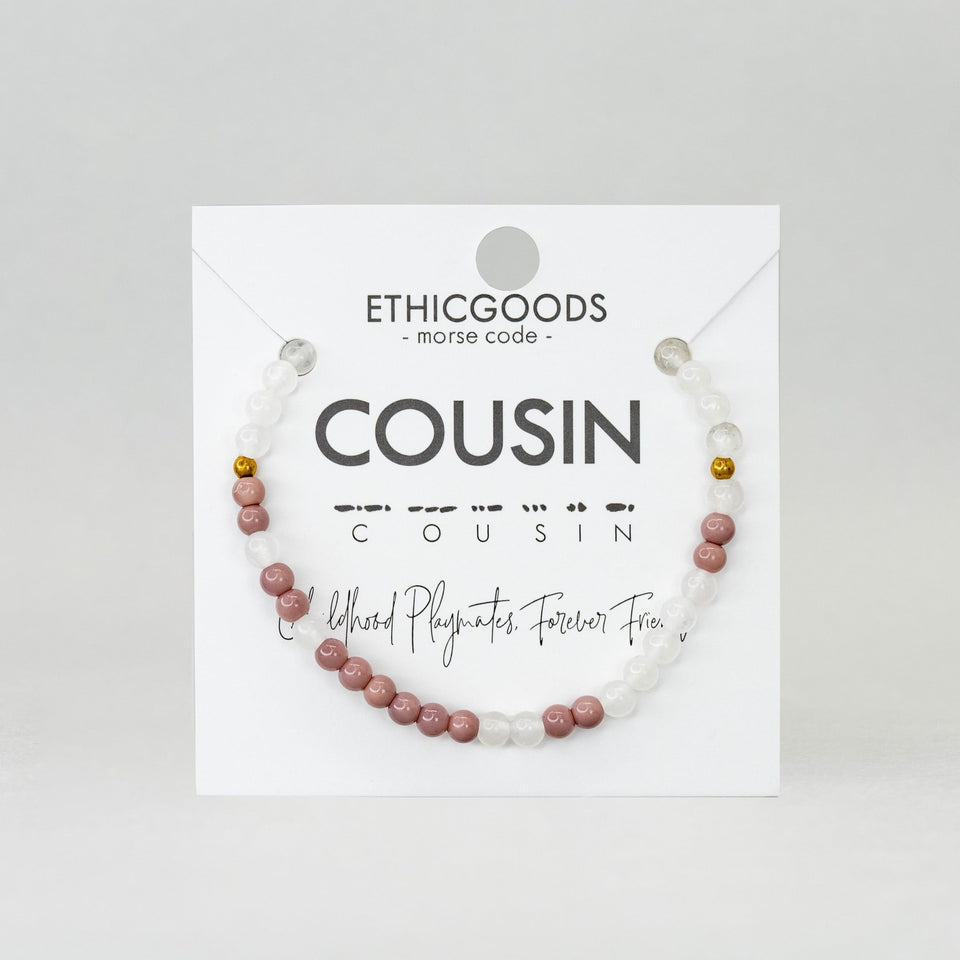 Morse Code Bracelet | COUSIN by ETHICGOODS