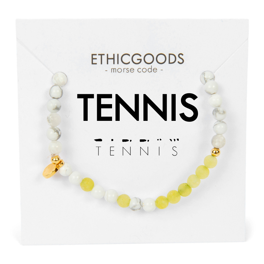 Morse Code Bracelet | TENNIS by ETHICGOODS