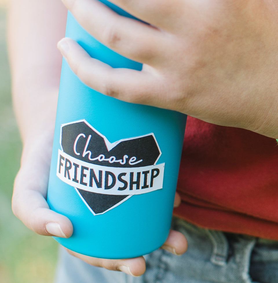 Choose Friendship Vinyl Sticker