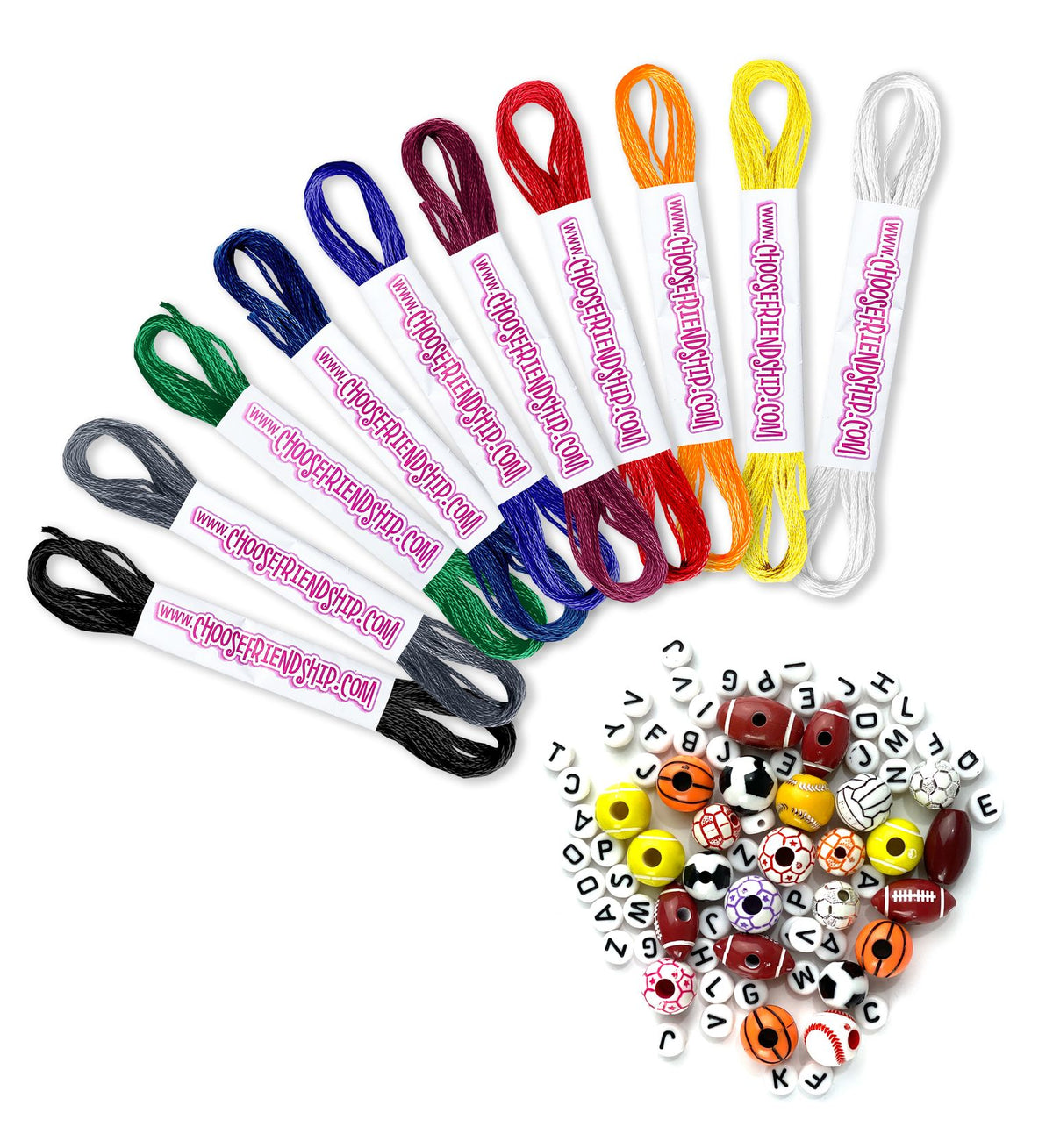 Be Bold Thread Pack (Sports) - Makes 8-16 Bracelets