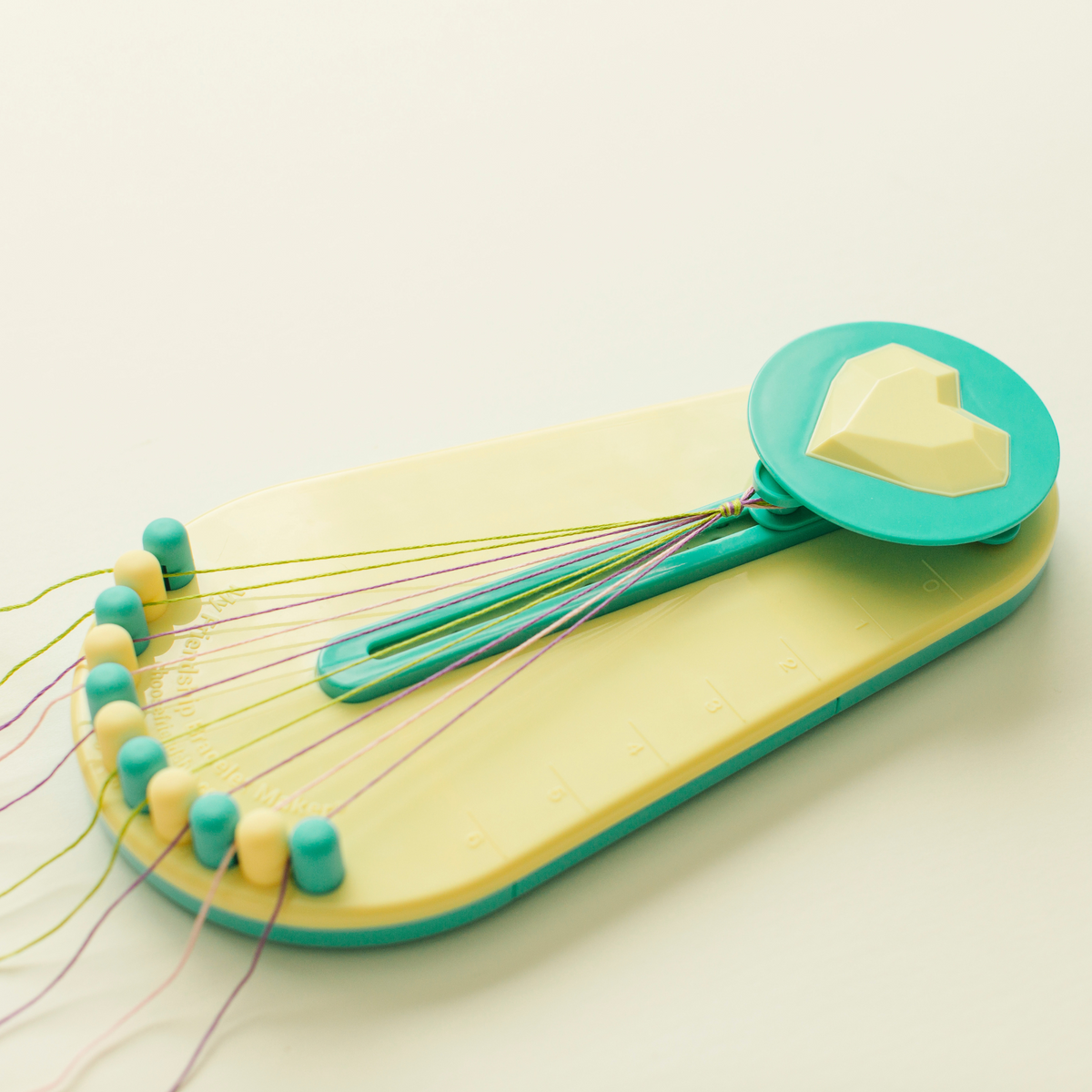 Choose Friendship, My Friendship Bracelet Maker® (v2), 20 Pre-Cut Threads Makes Up to 8 Bracelets