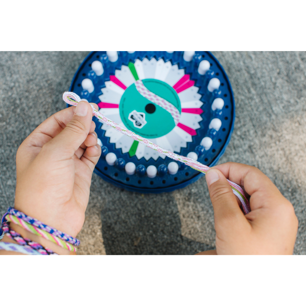 Choose Friendship, My Kumihimo Friendship Bracelet Maker, 112 Pre-Cut Threads - Makes up to 14 Bracelets